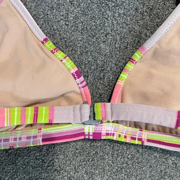 Rosa Cha size Large Pink and Green Floral Bikini Set - Picture 5 of 5